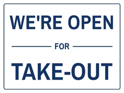 Open for Takeout 