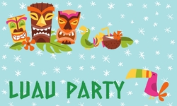 Luau Party Blue