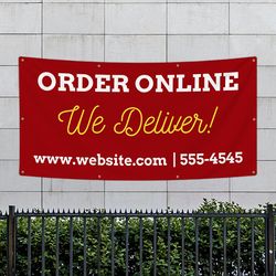We Deliver Banners