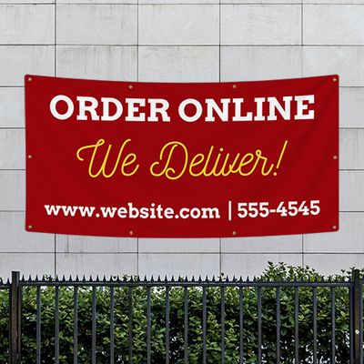 We Deliver Banners