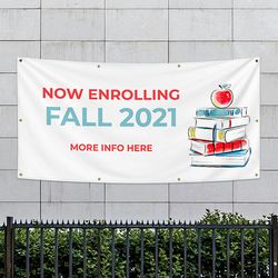 Now Enrolling Banners
